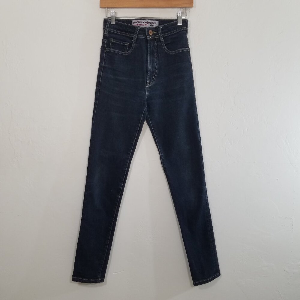 Parasuco High Rise Extreme Fit Skinny Jeans Stretch Size 27